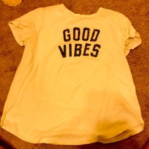 Old navy, size XS kids, White with cheetah print